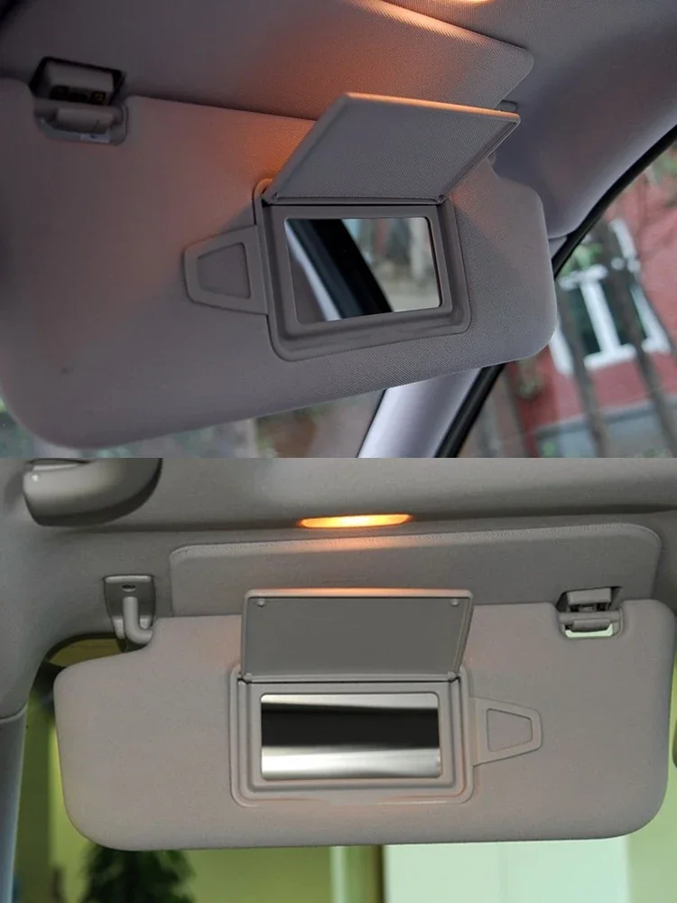 Car Sunshade Sun Visor Glass Cover Makeup Mirror Holder Panel Cover For Mercedes Benz E Class W211 2003-2006 E230 E280 E300 E320 6