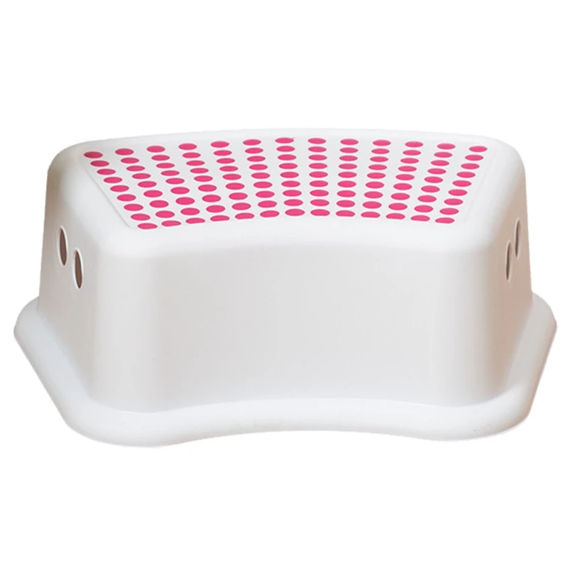 Step Stool With Non-Slip Surface, Curved Step Stool, Potty Training Toilet,Bathroom Sink, Kitchen Counter Stool Helper