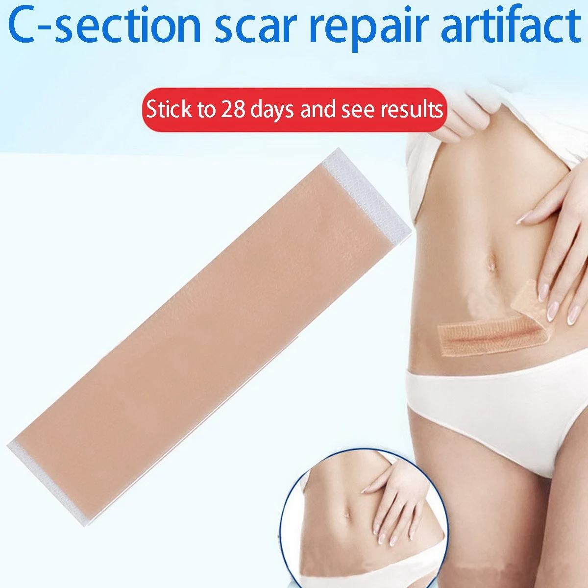 3PC Efficient Surgery Scar Removal Silicone Gel Sheet Therapy Patch for Acne Trauma Burn Scar Skin Repair Scar Treatment