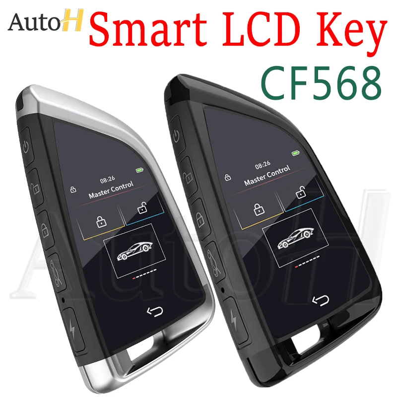 CF568 Smart LCD Key for Benz Ford Lexus BMW Kia Toyota Universal Modified Key Shell with LCD Screen Keyless Go Remote Car Key