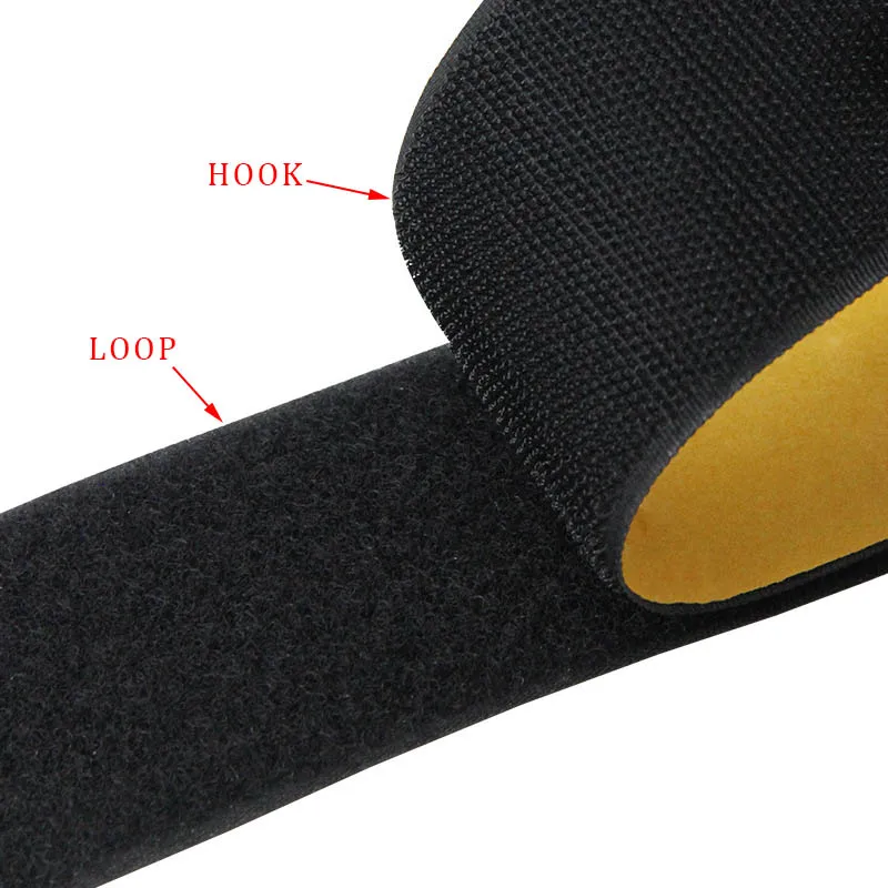 Strong Fixation Grid Bucky Self Adhesive Hook and Loop Fastener Tape Nylon Sticker Adhesive For DIY Accessories