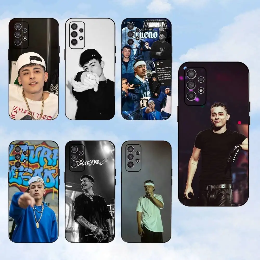 

Singer T-Trueno Phone Case For Samsung S25,S24,S23,S22,S21,S20,S10,Ultra,Plus,Lite,FE,Soft Silicone Black Cover