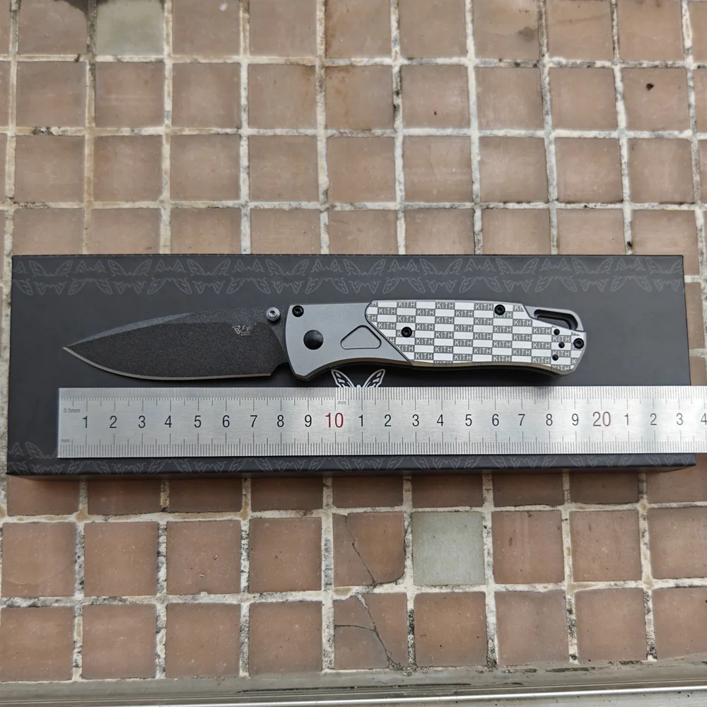 JUFULE KITH Bugout 535 Aluminum Handle Ball Bearings Mark M390 Pocket EDC Tool Camping Hunting Kitchen Hike Utility Blade Knife
