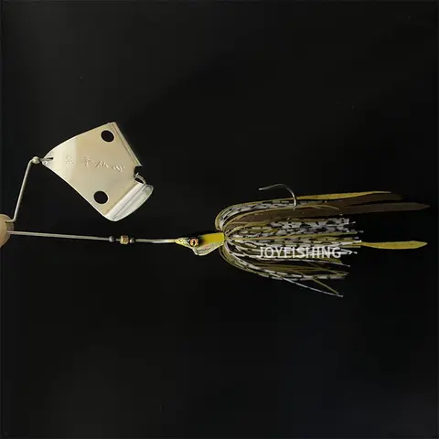 1 पीस नई स्टाइल 25.5G स्पिनरबैट ब्लेडेड स्विमबैट जिग हेड सिलिकॉन स्कर्ट कार्प फिशिंग बज़ बैट मेटल स्पून जिगिंग ल्यूर 9019 10 best sales बज़ चारा - №2