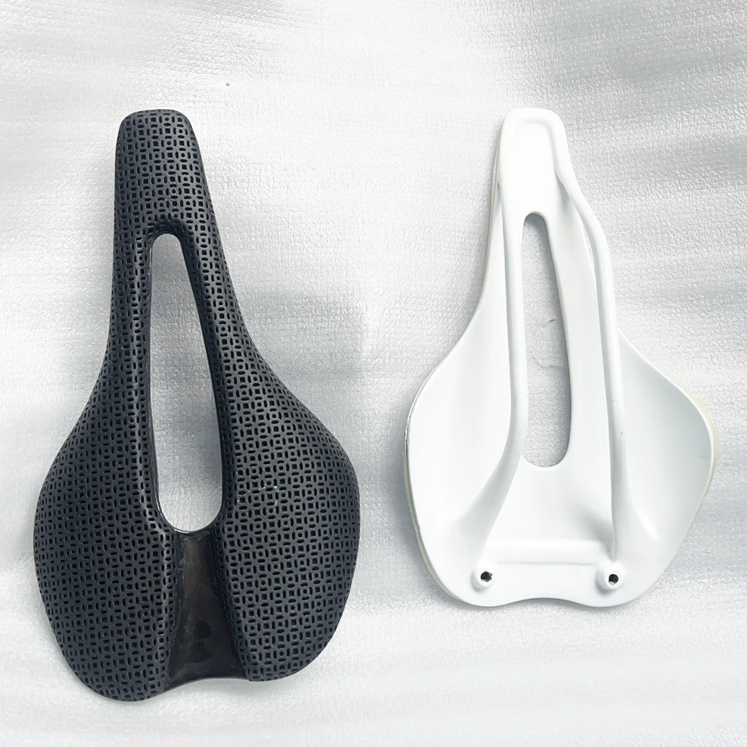 Bicycle Saddle T800 Carbon Fiber Stiffer 3D Printed Comfort Cushion Light Racing Seating Bicycle Seat Cycling Accessories