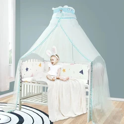 Floor Stand Kinderen Klamboe Versleutelde Mesh Babybedje Klamboe 5 Versnellingen Hoogte Verstelbare Klamboe Babybedje tent