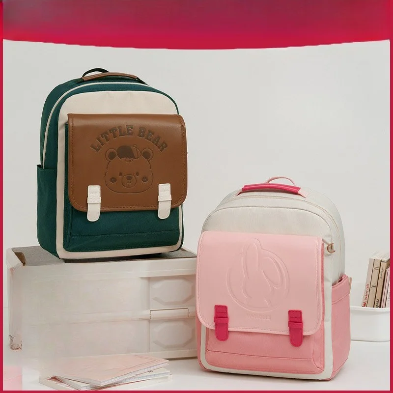 Children Primary School Backpack Lightweight Load Reduction Large Capacity Rucksack For Boys Girls Grade 1 To 6 Students