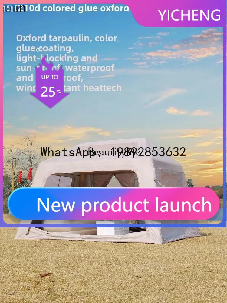 

Tenda gonfiabile da esterno , baldacchino da campeggio automatico, protezione solare portatile integrata e protezione