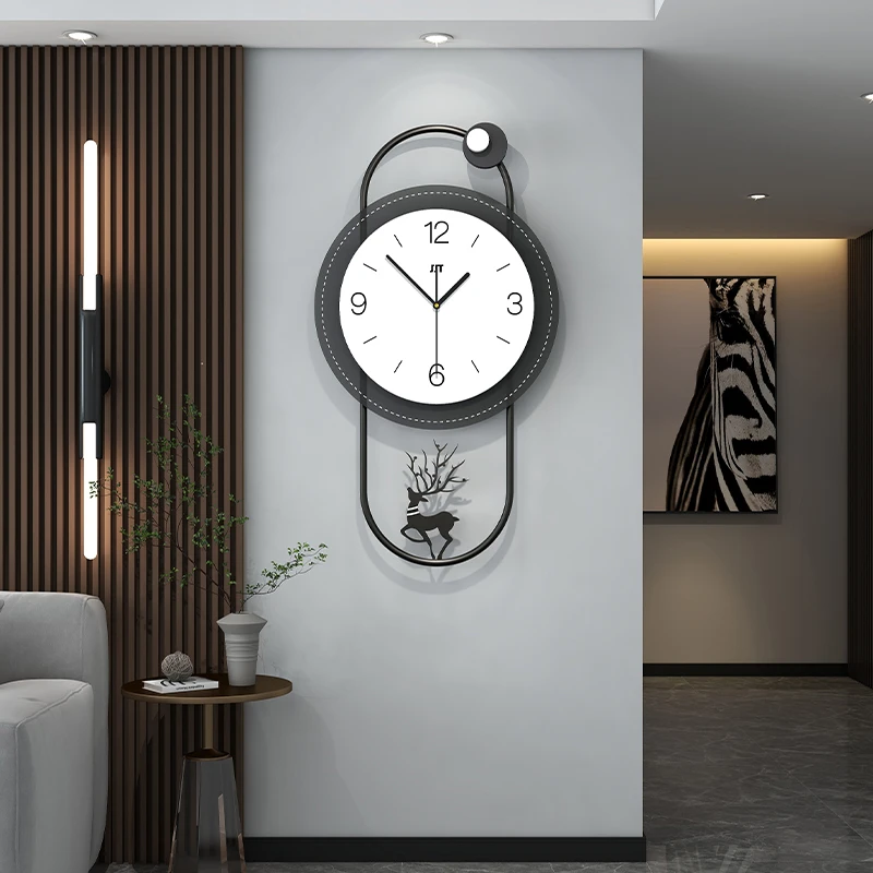 

Bedroom Silent Wall Clock Simple Aesthetic Modern Interior Wall Clock Nordic Design Reloj Digital De Pared Wall Decoration