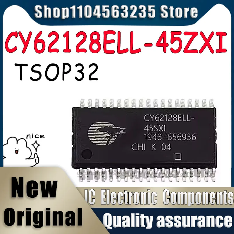 

(10piece)New Original CY62128ELL-45ZXI CY62128ELL-45 ZXI TSOP32 In Stock chip