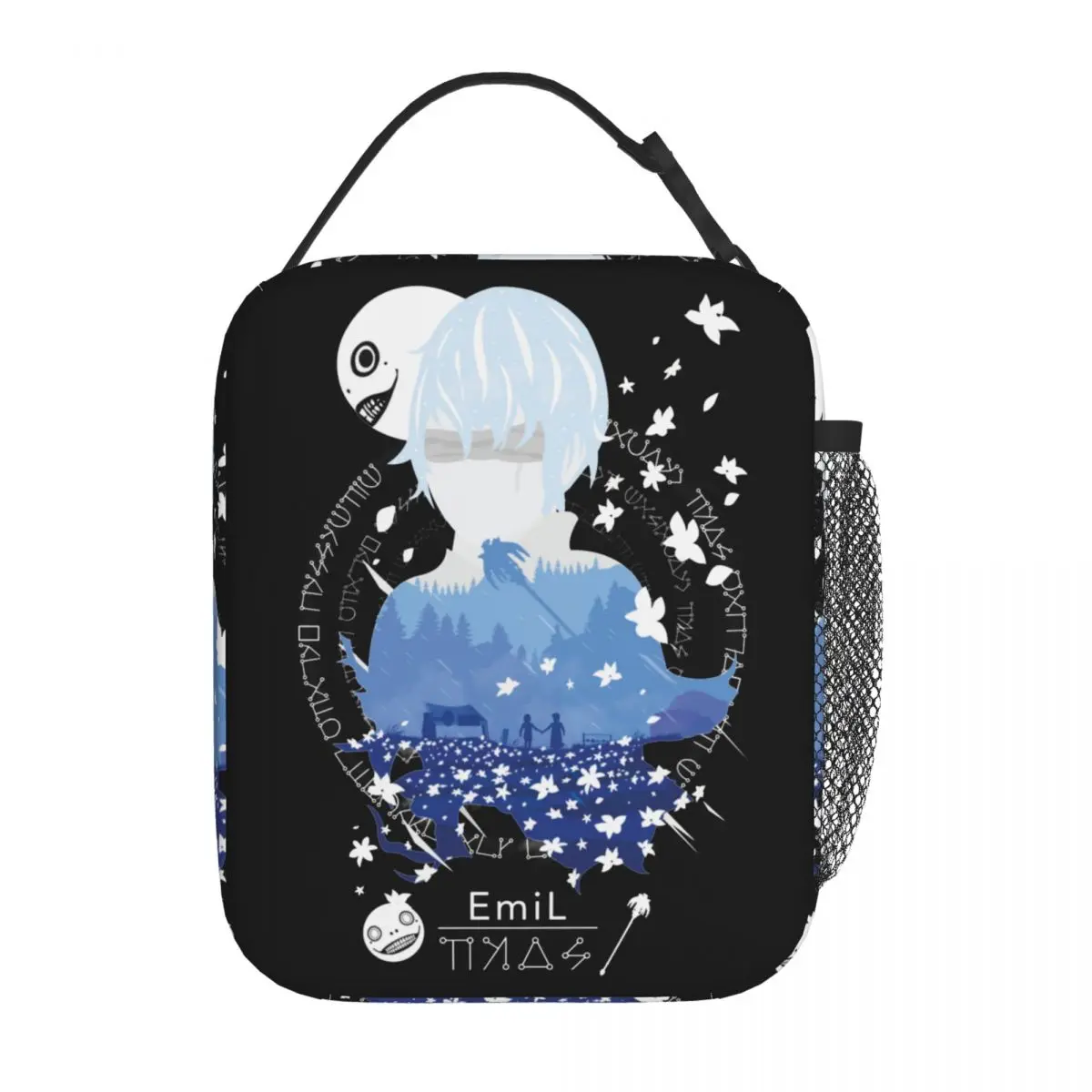 Game Nier Automata Insulated Lunch Bags Portable Meal Container Thermal Bag Lunch Box Tote Office Travel Men Women