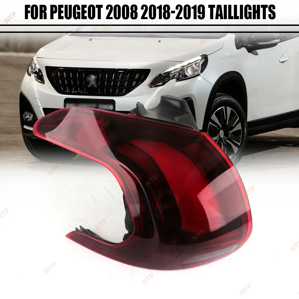 

Rear Taillights For Peugeot 2008 2018–2019 Tail light Assembly Car Accessories Left/Right Rear Brake Stop Light Turn Signal
