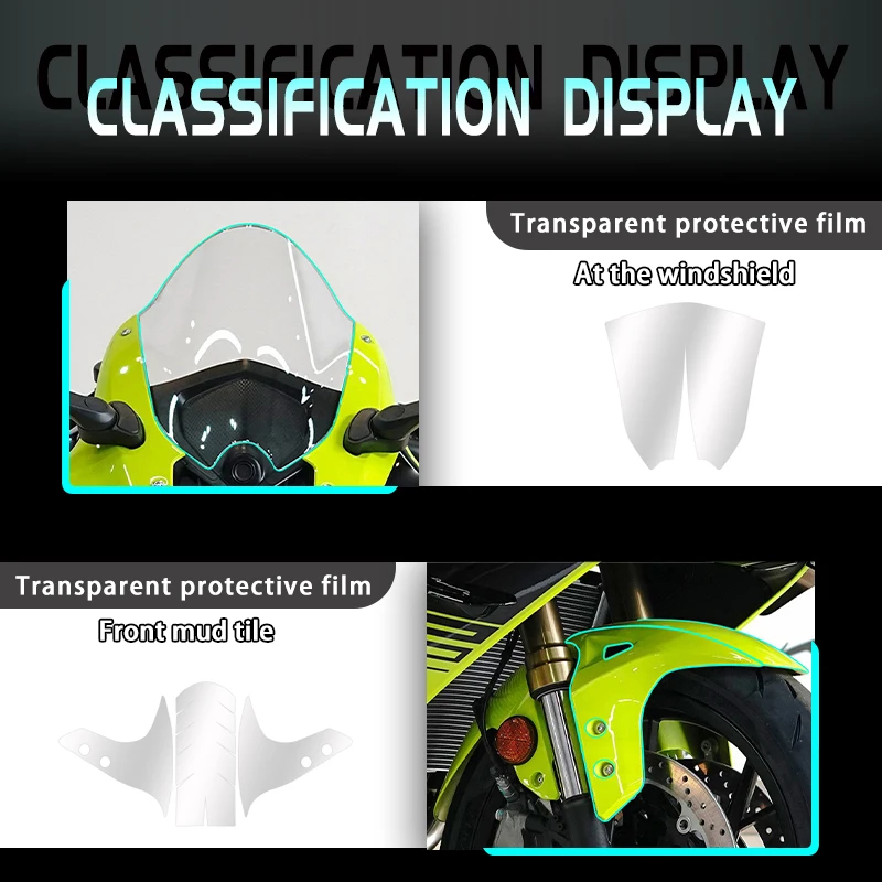 For QJMOTOR Race600 2026 Invisible Car Cover Film Anti Scratch Protection Sticker For Body Fuel Tank Modified Accessories