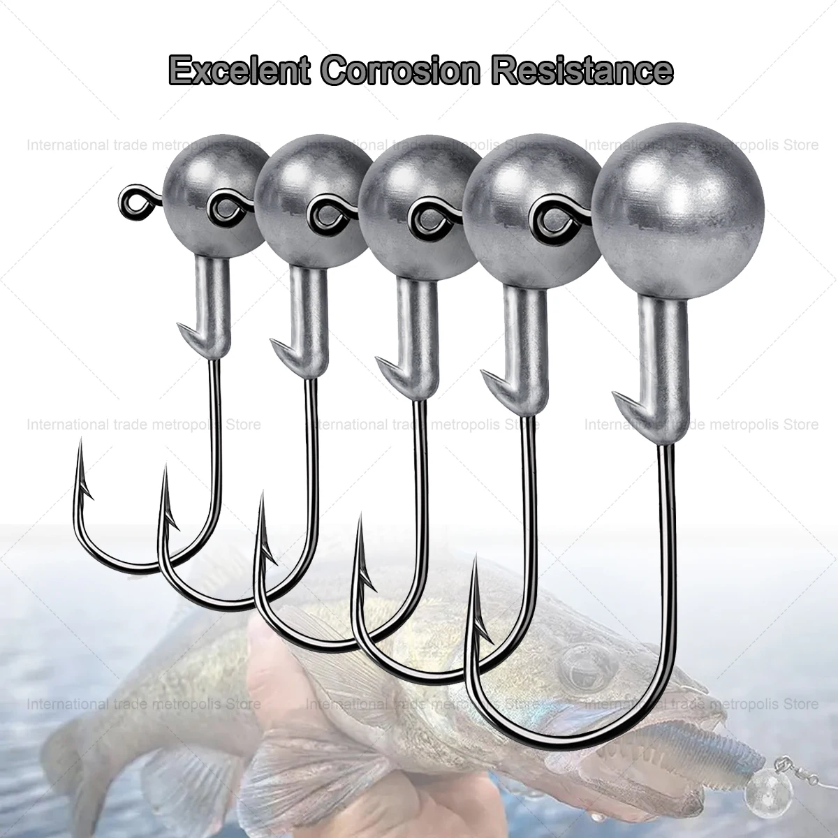 

50 pcs 3.5g 5g 7g 10g 14g 20g crank Jig head hook fishing hook head Jig lure hard bait soft worm jig hook for fishing