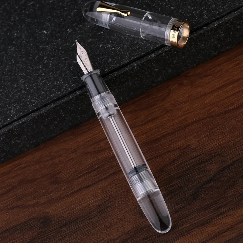 MAJOHN C4 Transparent Leak proof Large Capacity Pen Holder Ink Storage Universal Business Writing Color Ink Iridium Pen