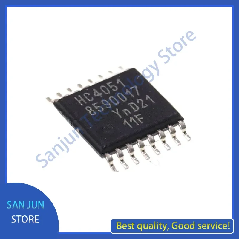 50~100pcs 74HC4051PW TSSOP-16 8-channel analog multiplexer/resolver