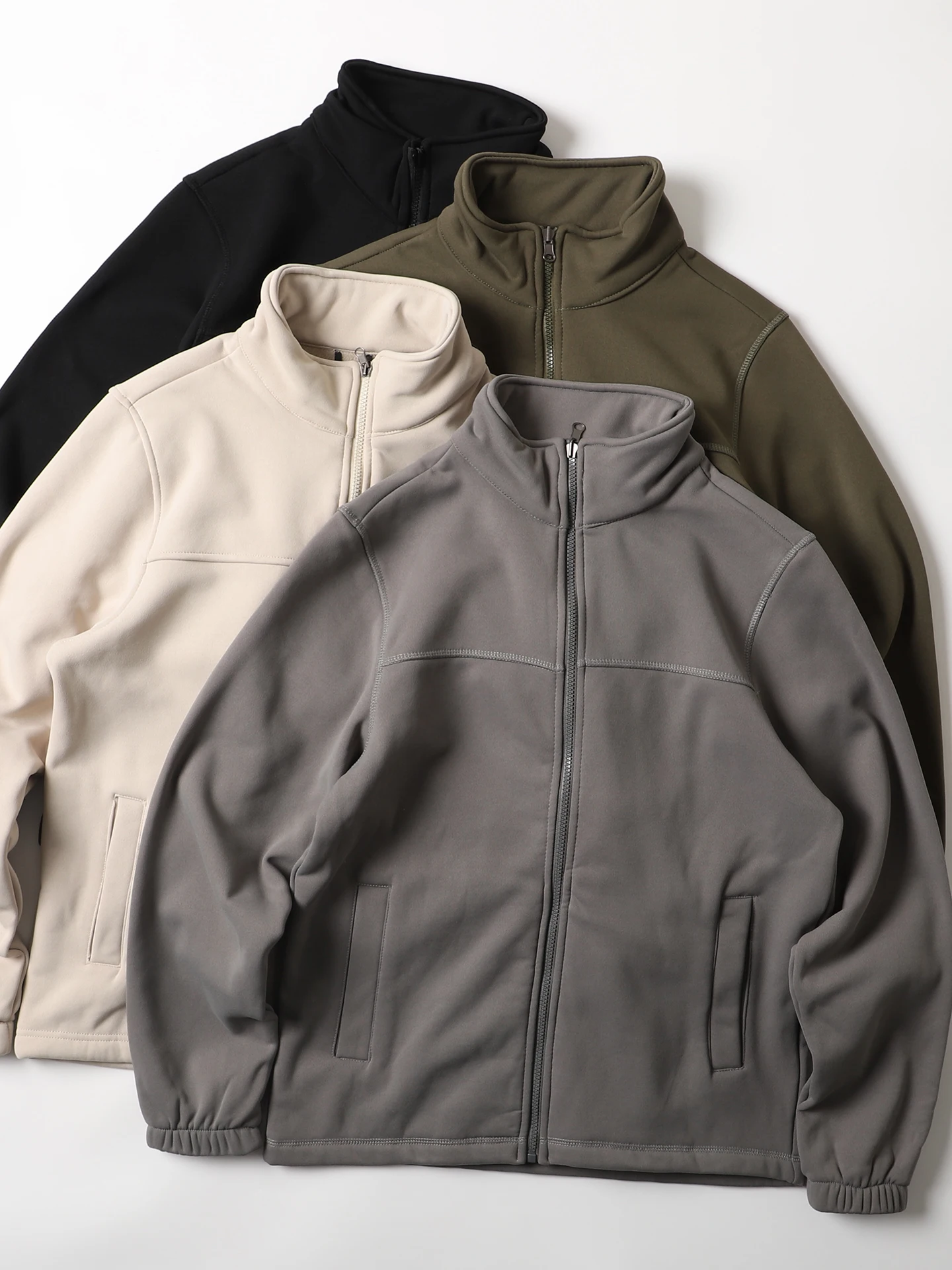 

Мужская уличная спортивная куртка с флисовой подкладкой, воротником-стойкой, средний слой, базовый слой, верхняя одежда, ветрозащитная, приталенная, с длинными рукавами, на молнии