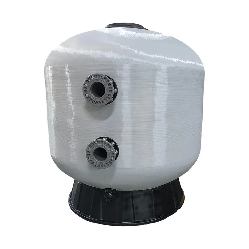 Large flow side sand tank aquaculture disc valve flange side sand tank water treatment circulation equipment