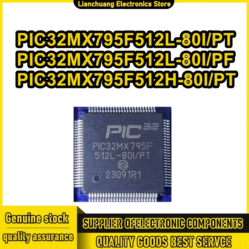 

PIC32MX795F512L-80I/PT PIC32MX795F512L-80I/PF PIC32MX795F512H-80I/PT PIC32MX795F512L PIC32MX795F512H TQFP IC-чип Новинка в наличии