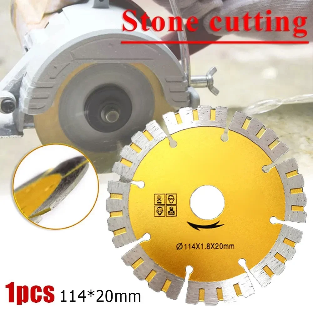 114x20mm Diamond Saw Blade Circular Dry Wet Cutting Disc Grooving Blade For Marble Concrete Porcelain Granite Quartz Stone Tiles