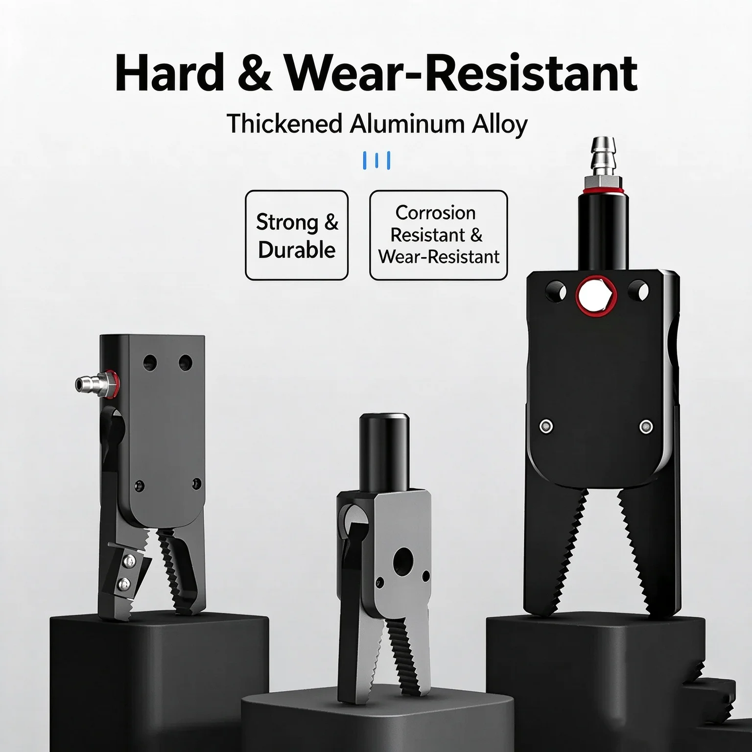 Robotic injection molding machine fixture accessories Pneumatic mini fixture Extended and wideband detection MINI