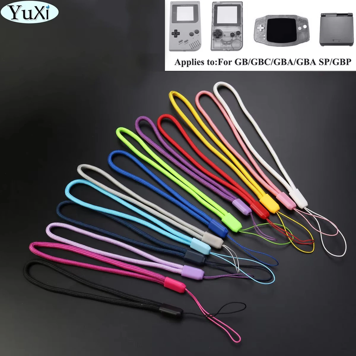 1 Unidade Cordão de Pulso Curto Trançado para GBA SP GB GBC GBM GBP DIY