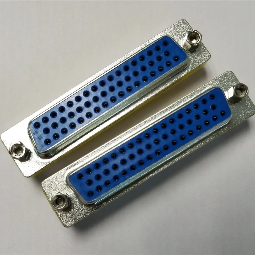 

DB50 Core Adapter DSUB50 Female Adapter Blue Gold-plated D-sub50 Hole Connector 1 To 1 Wiring