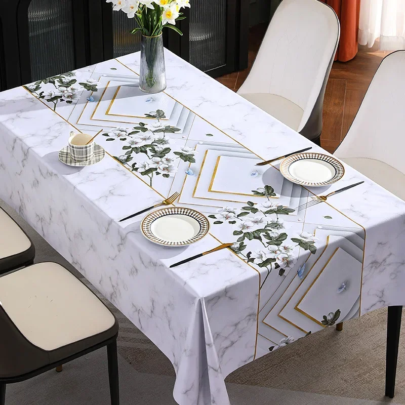 

striped fashionable square tablecloth dining table cloth