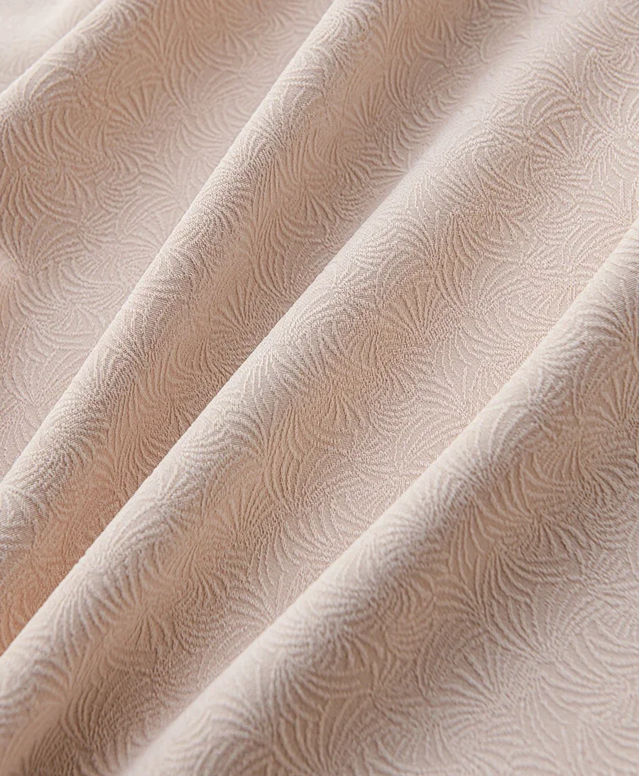 

Customized Pink Floral Fragments Thickened Chenille Curtains for Bedroom Living Room Floor To Ceiling Bay Window Partition