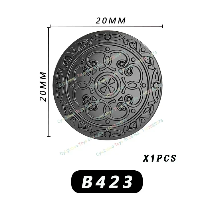 Figurki Kawalerii Akcesoria Zbroja Włócznia Hełm Średniowieczne Militarne Klocki Konstrukcyjne Modele Broni Zabawki Prezenty PJT051 5 SZTUK