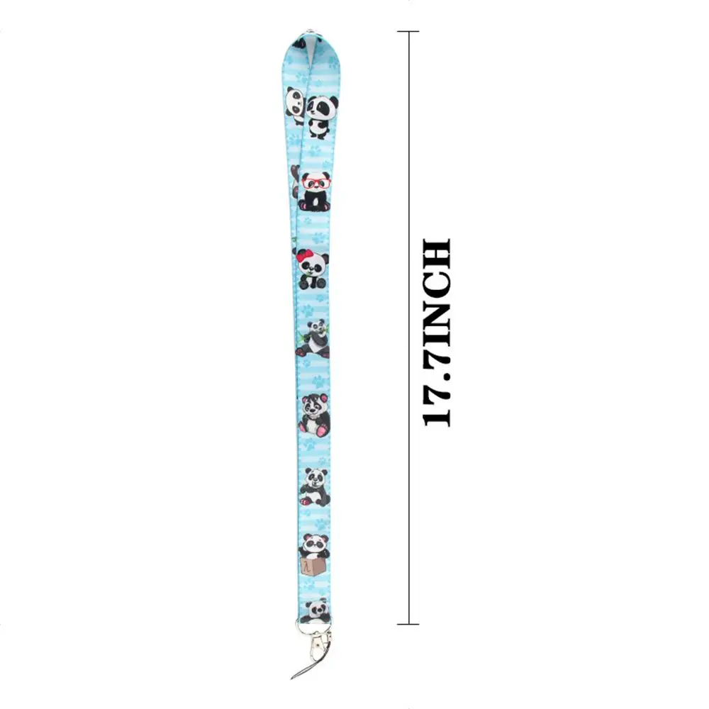 

Phone Pendant ID Card Badge Holder Key Strap Neck Strap Mobile Phone Straps Panda Lanyard Webbing Hang Rope Animal Panda