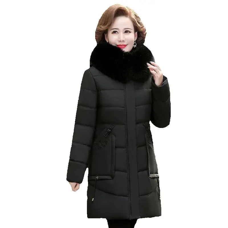 Long duck coat big front pocket thick warm hood parka high quality Autumn Women Ultra women winter down jacket