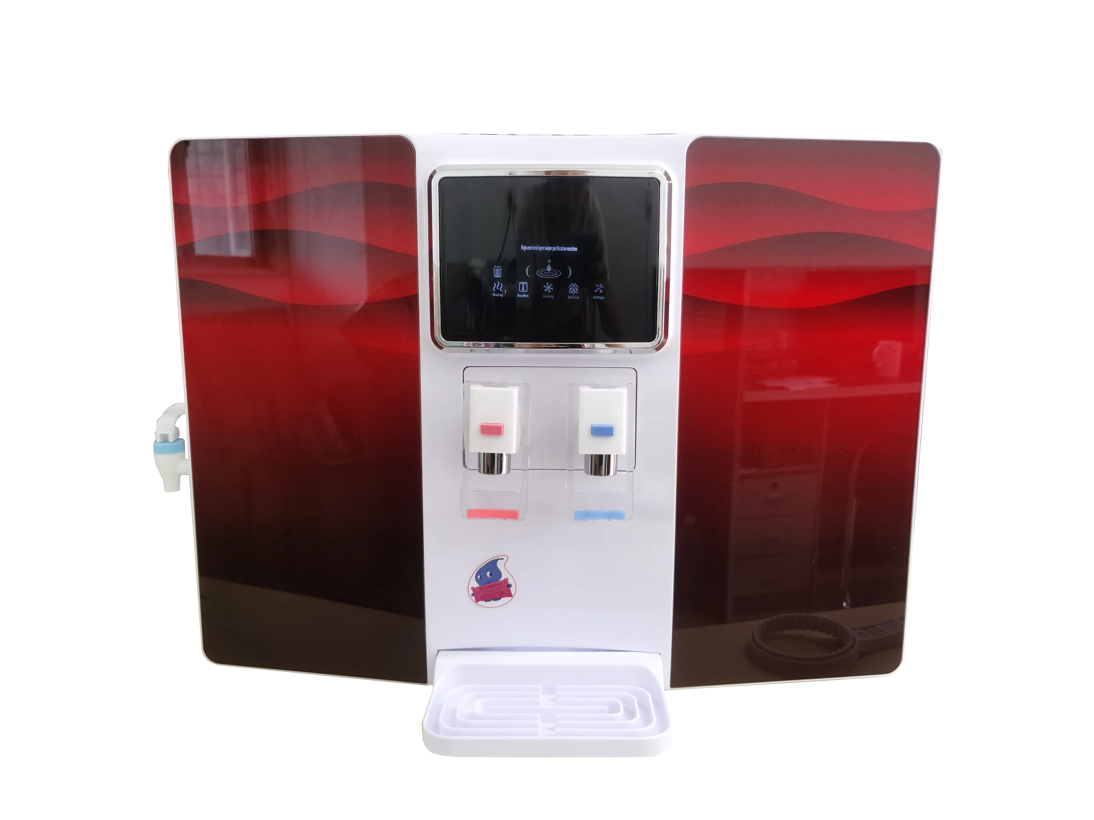 Factory Sale 5 Stages Desk Top RO Cabinet Carbonated Water Filling Machine Reverse Osmosis Hot Cold Water Dispenser Purifier