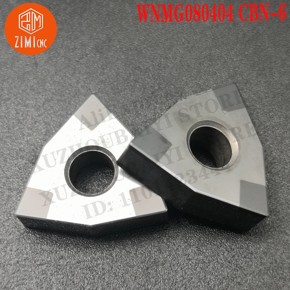 WNMG080404 CBN-6 WNMG 080404 CBN-6 Insertos de carburo Insertos de torneado Herramienta CNC Cortador de metales Hoja de torno torno de metal mecánico WNMG