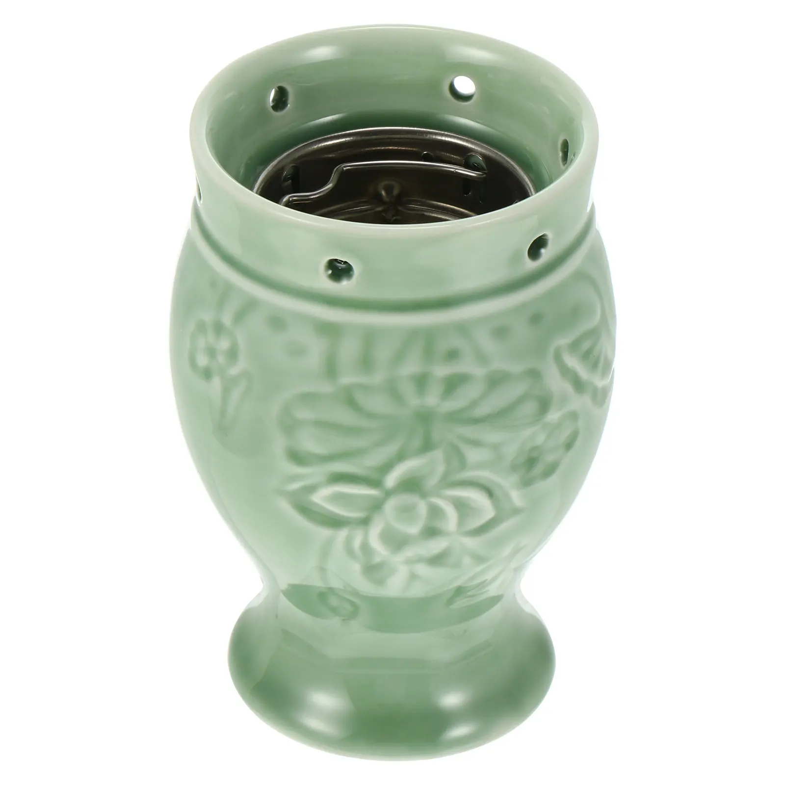 

1Pcs Porcelain Moxibustion Box Ergonomic Comfort Grip Non-Scalding Surface Easy-Clean Pull-Out Ash Filter Massage Bump Texture