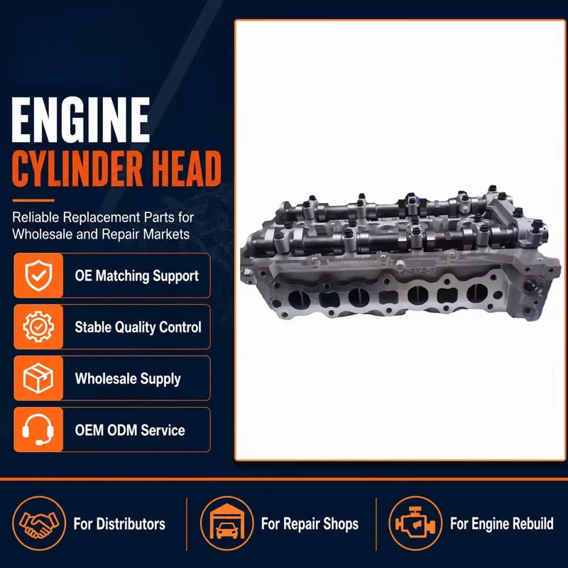 Ready Assembled J20A Engine Complete Cylinder Head for Suzuki OE 11100-65J01 Parts Distribution Vehicle Repair Supply