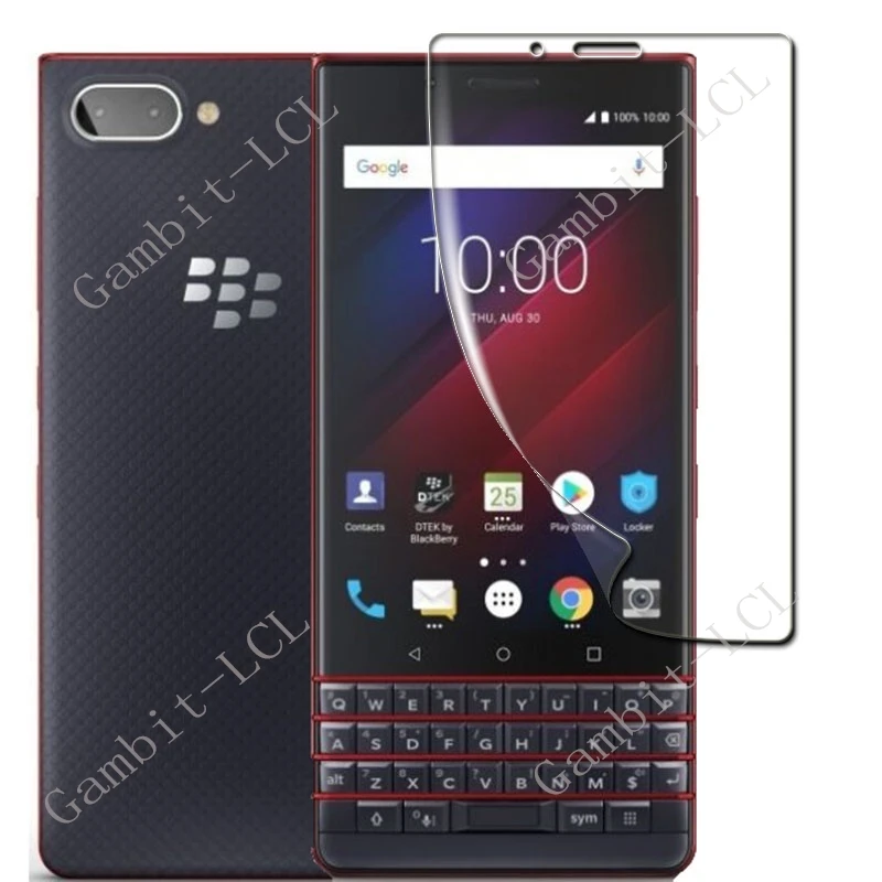 HD Full  Hydrogel Film For BlackBerry Classic Q20 Q10 KEYone DTEK70 Mercury KEY2 LE KEY2LE Protective Screen Protector Cover