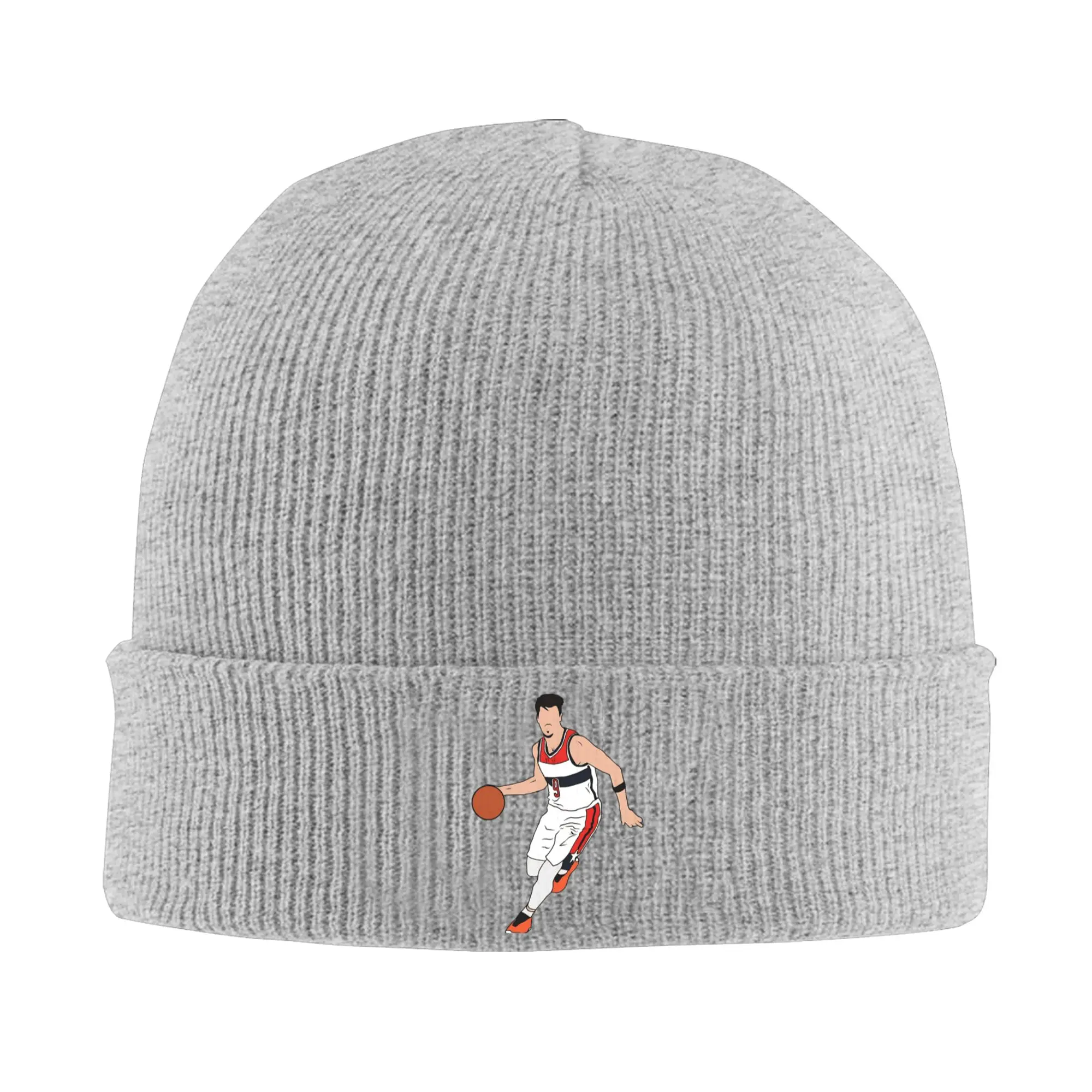 Deni Avdija Basketball Player Dribbling Knitted Caps Women's Men's Beanie Autumn Winter Hat Acrylic  Warm Cap