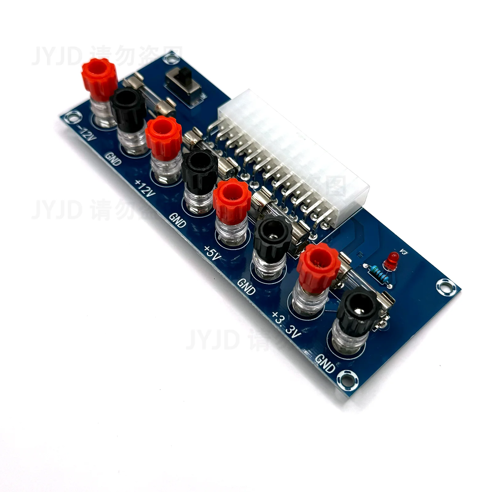 XH-M229 Desktop PC Chassis Power ATX Overdracht naar Adapter Board Voeding Circuit Outlet Module 24Pin Uitgangsterminal 24 pins