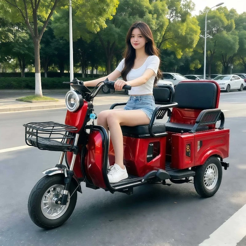 High Power Dual Purpose Electric Tricycle Passenger Cargo Elderly Mobility Scooter for Adult Daily Use