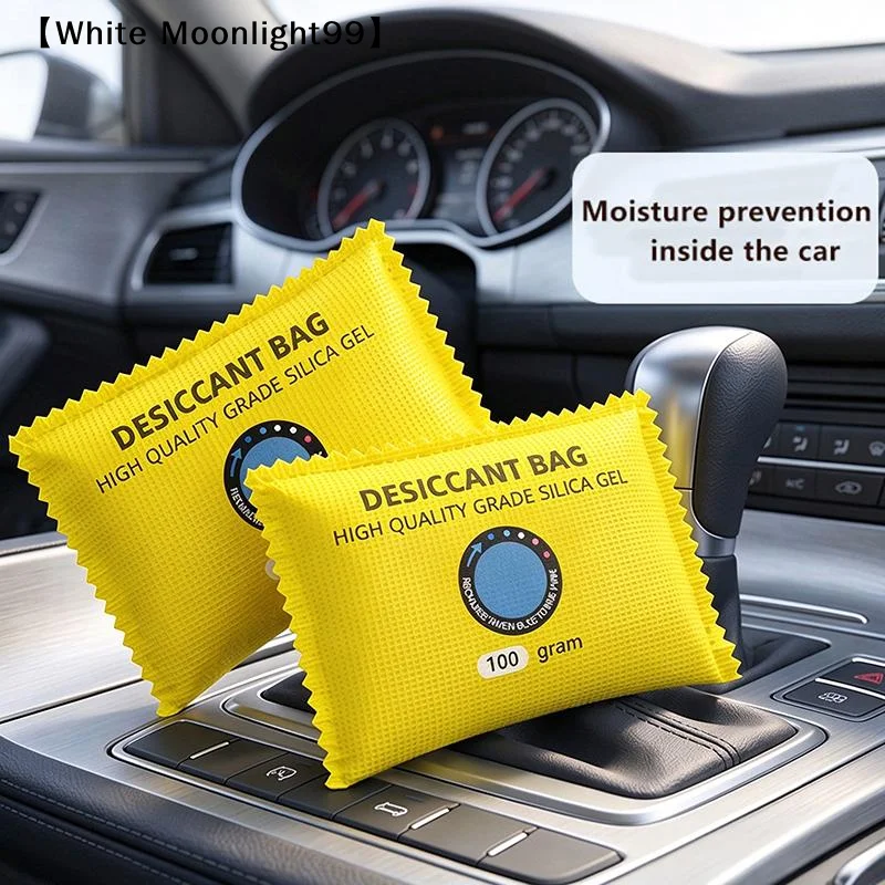 1/2/4Pcs Car Dehumidifier Moisture Absorber Color-changing Silica Gel Packs For Garage Storage, Trucks SUV Closets Bathroom