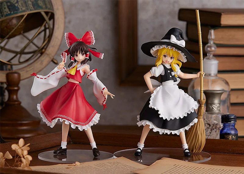 

No box 2022 In stock Japanese original anime figure Hakurei Reimu/Kirisame Marisa action figure collectible model