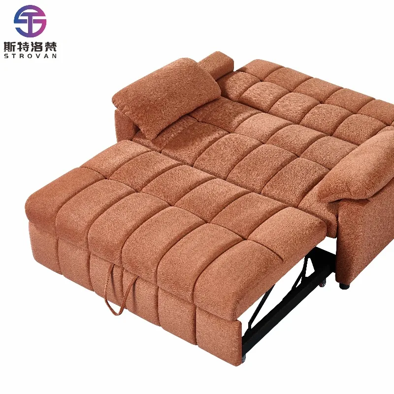 

Traditional Vintage Fabric Sponge Filled Single-Seater Sofa for Living Room and Bedroom Eco-Friendly Durable