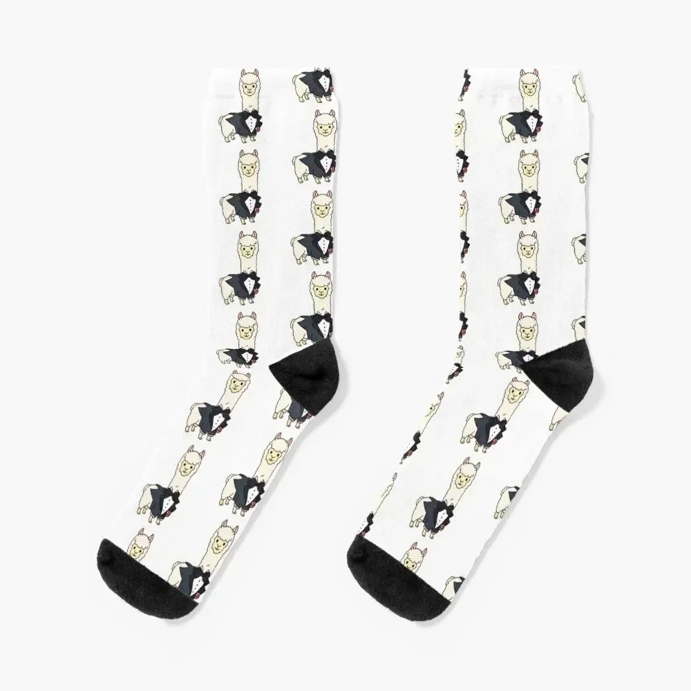 

Groom llama Socks football essential anti slip football new year Socks Men's Women's