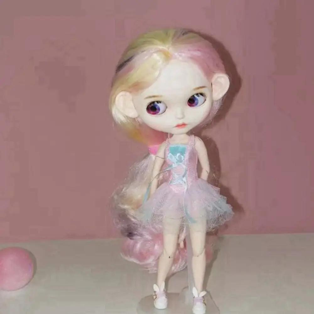 패션 엘레강트 청바지 바지 미니 귀여운 심플 드레스 후디 DIY 액세서리 프린세스 거즈 스커트 아존19 아이시 디비에스 인형용