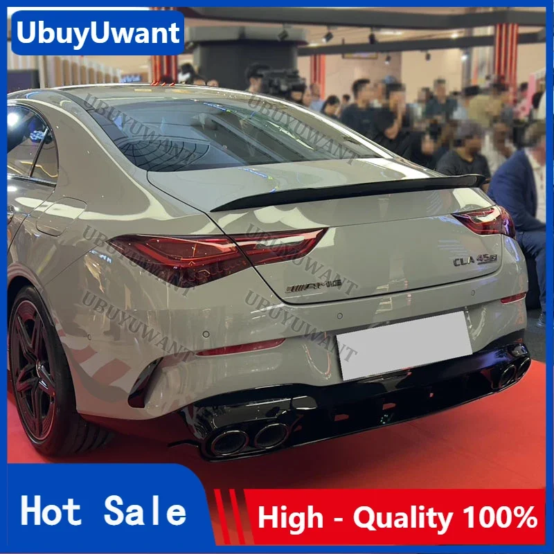 

For Benz CLA-Class W118 C118 CLA180 200 220 CLA35 45 ABS Spoiler Car Tail Trunk Spoiler Rear Wing Tail Wing Decoration