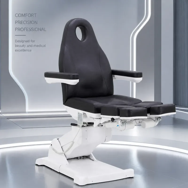Five Motor Electric Beauty Bed High End Facial Treatment Table for Hair Transplant and Body Care Furniture