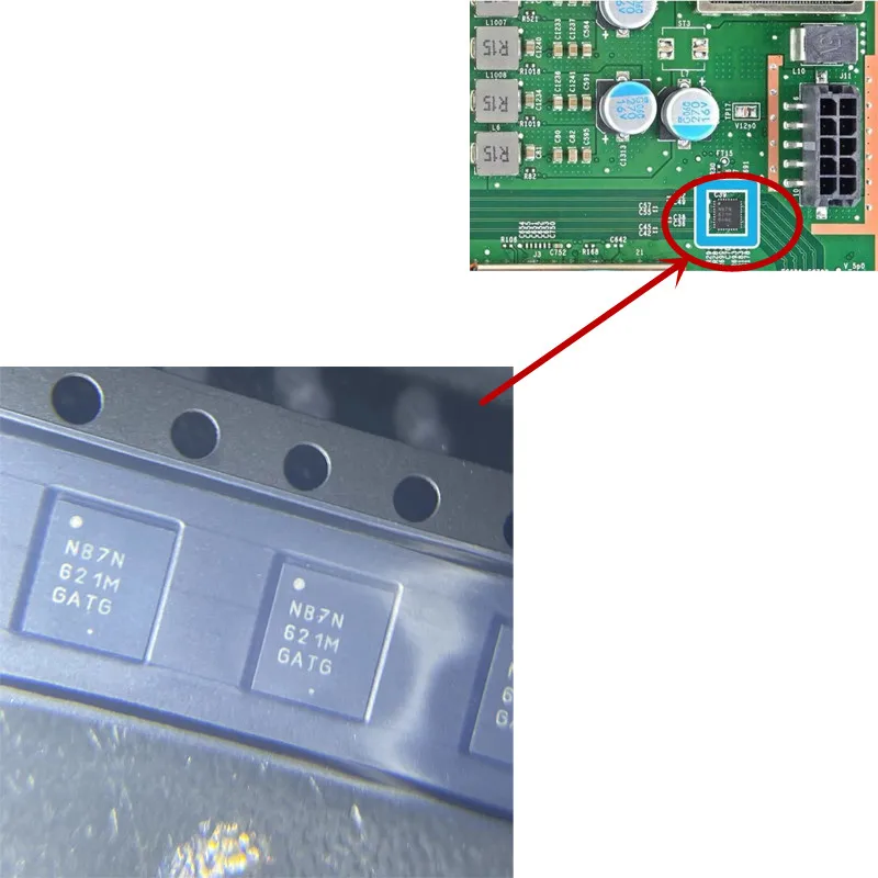 Original NB7N 621M NB7N621M NB7NQ621M NB7NQ621MMUTWG QFN HDMI-compatible Retimer Control IC Chip for Xbox Series S/X XSX XSS