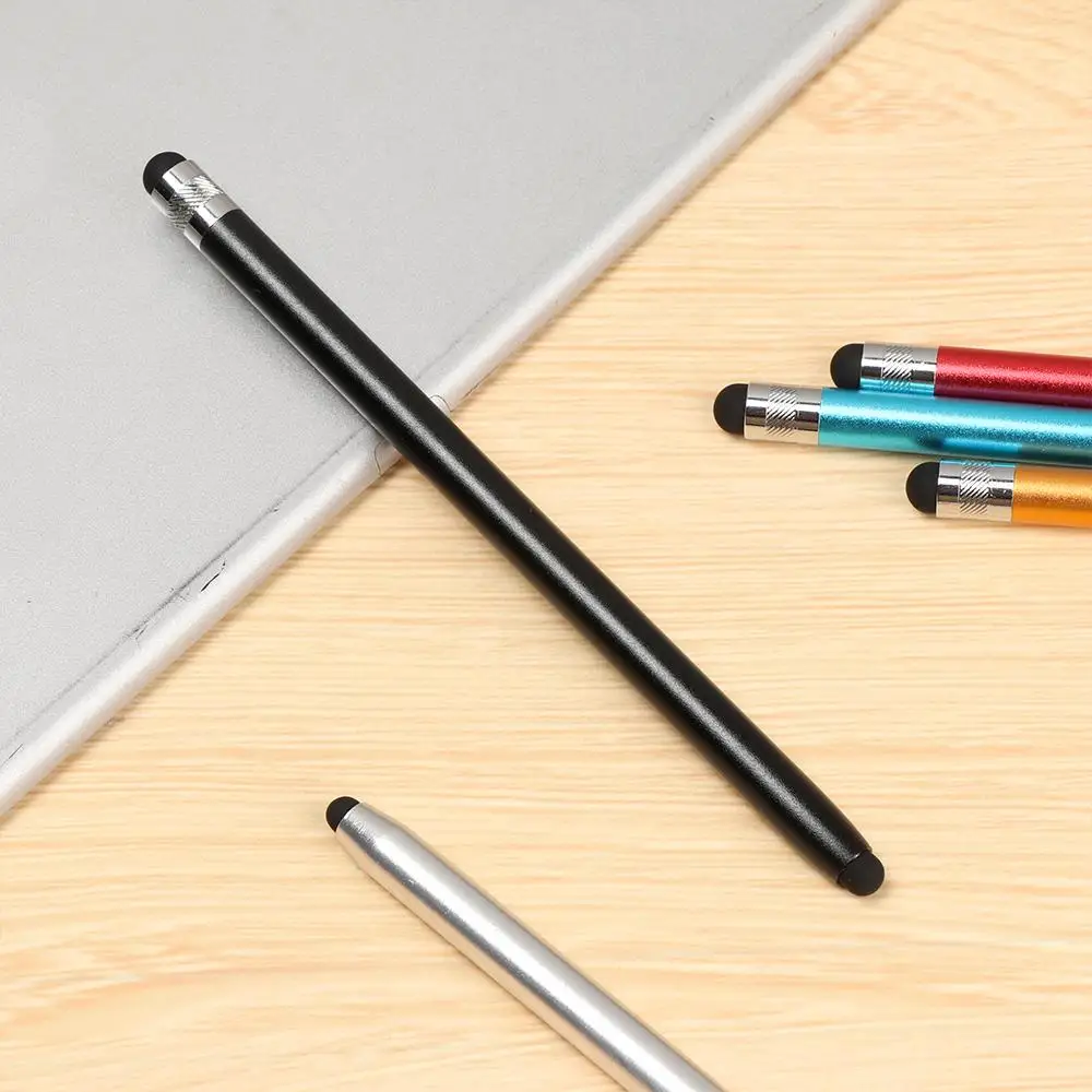 High Quality Tablet Phone Sensitive Accessories Capacitive Stylus Dual Silicone Tips Touch Screen Pen Drawing Pen