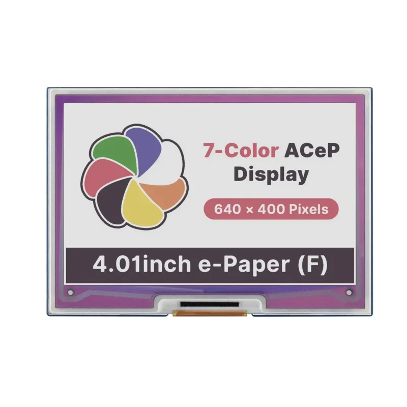 

4Inch-Color Epaper EInk Screen Module HAT Starter Kit For RPI Raspberry Pi Zero 2 2W 3B Plus 3 Model B 4 5 8GB Accessories